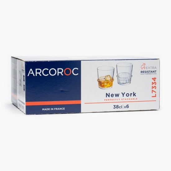 Set pahare longdrink New York, 6 buc x 380ml