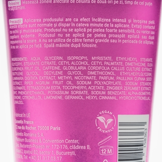Cremă pentru masaj anticelulitic, efect termo-activ, Cellufight, 200ml