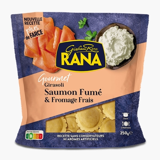 Paste proaspete Girasoli umplute cu somon afumat și brânză proaspătă gourmet 250g