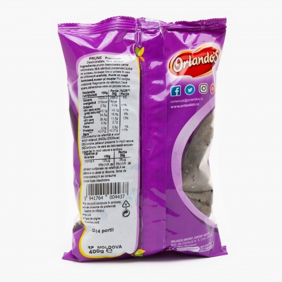 Prune premium deshidratate, fără sâmburi 400g