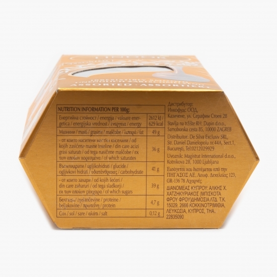 Bomboane cu ciocolată asortate cu umplutură cremoasă 200g