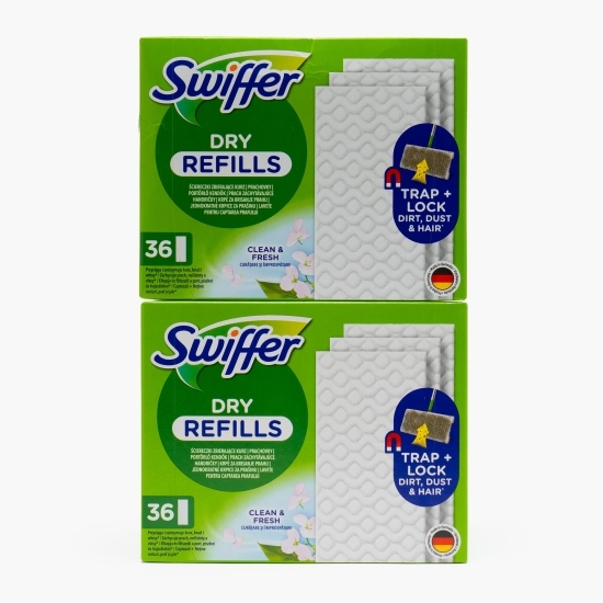 Rezerve lavete uscate pentru pardoseală Sweeper, 72 buc