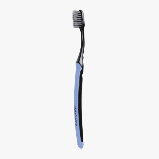 Pachet: 3x Periuță de dinți cu peri moi și vârfuri subțiri Slim Soft Charcoal