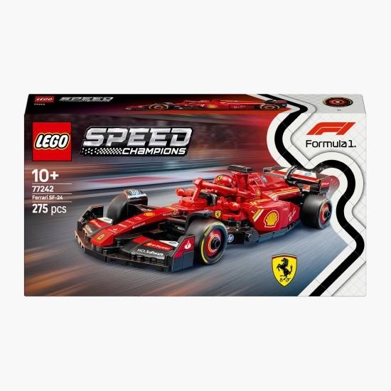 Mașina de curse F1® Ferrari SF-24 77242 Speed Champions, 275 piese, +10 ani