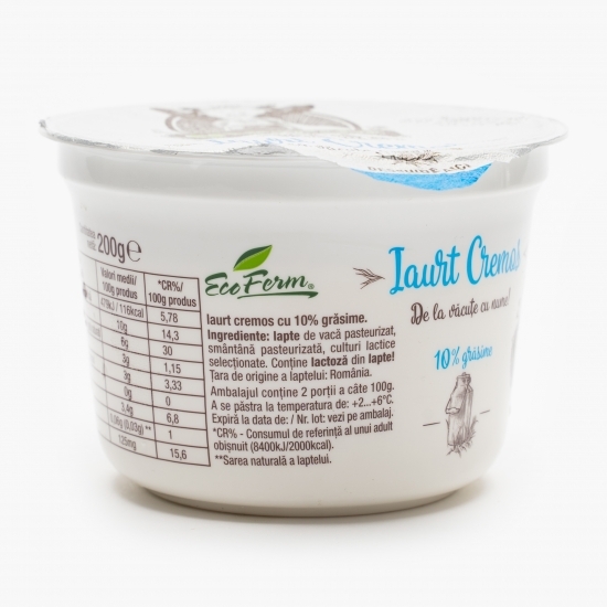 Iaurt cremos cu 10% grăsime 200g