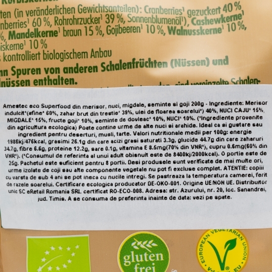 Amestec eco Superfood 200g
