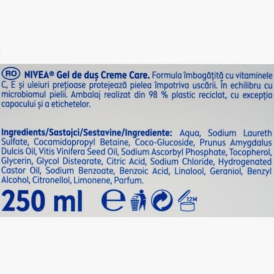 Set cadou: Gel de duș Creme Care 250ml + Lapte pentru corp Rich Nourishing 250ml