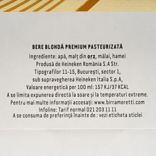 Bere blondă sticlă 6x0.33l