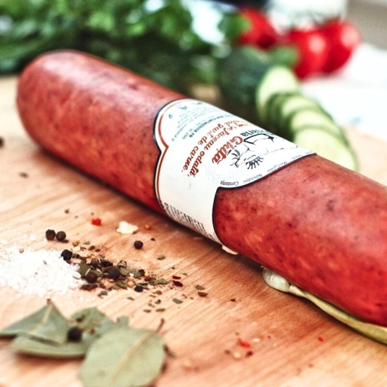 Salam porc afumat 550g