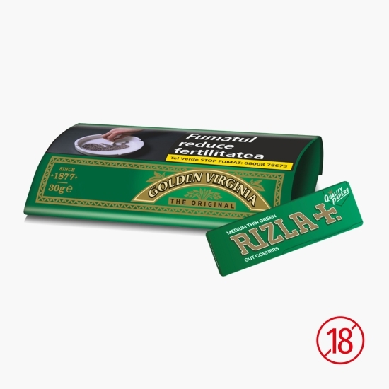Tutun pentru țigarete Green 30g + foițe 60 buc