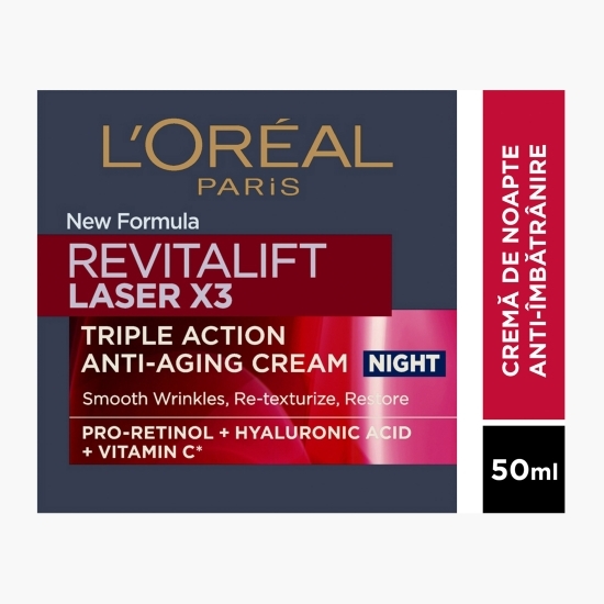 Cremă de noapte antirid Revitalift Laser Renew 50ml