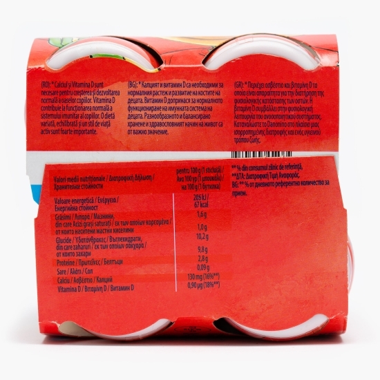Iaurt de băut cu căpșuni 4x100g