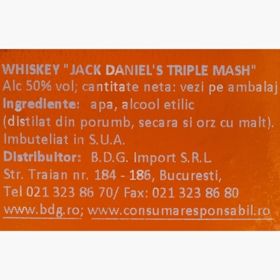 Tennessee Triple Mash Whiskey 50% alc. 0.7l
