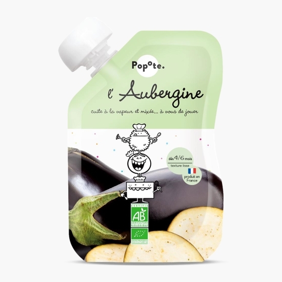 Piure eco cu 58% vinete, +4/6 luni, 120g