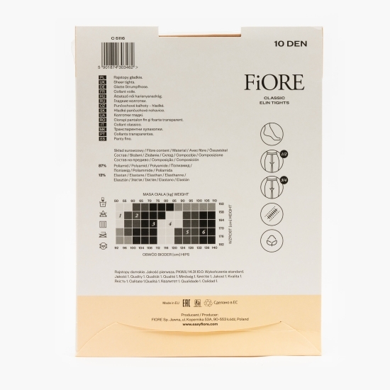 Ciorap Elin 10den Light Natural no. 3