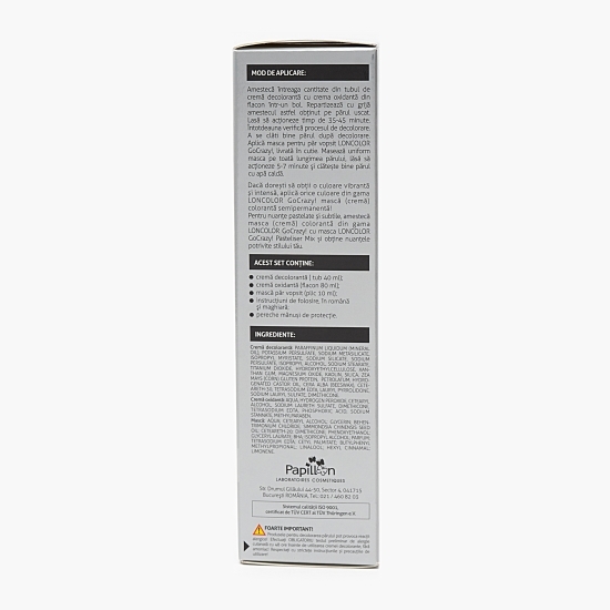 Cremă de păr decolorantă fără amoniac GoCrazy 120ml