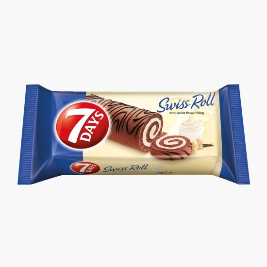 Ruladă cu umplutură cu aromă de vanilie Swiss Roll 200g