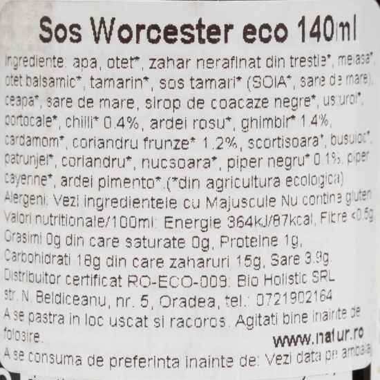 Sos Worcester eco 140ml