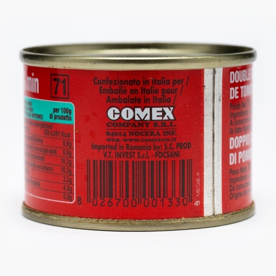 Pastă de tomate dublu concentrată 28%, 70g