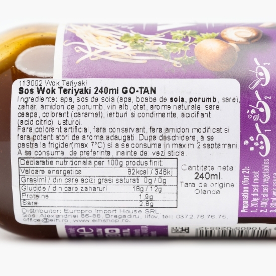 Sos Wok Teriyaki 240ml