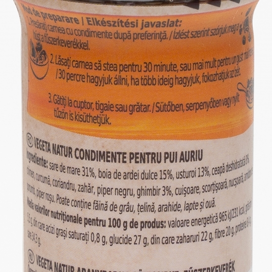  Condimente pentru pui auriu 60g