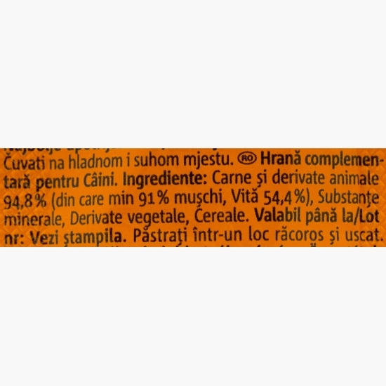 Recompensă pentru câini Stick, 12g, cu vită