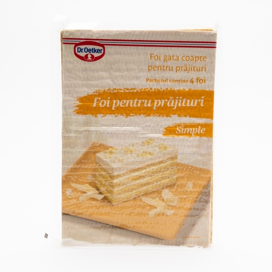 Foi simple pentru prăjituri 440g