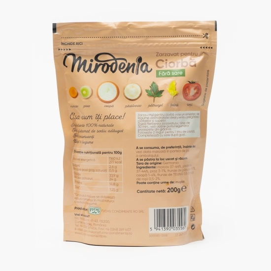 Mirodenia „zarzavat pentru ciorbă” 200g