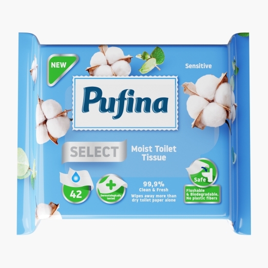 Hârtie igienică umedă Sensitive, 42 buc