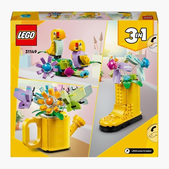 Flori în stropitoare,  31149 Creator 3 în 1, 420 piese, +8 ani
