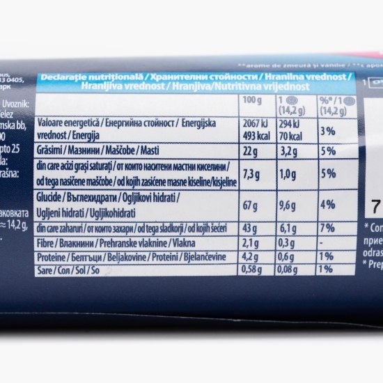 Biscuiți Remix cu aromă de zmeură și vanilie 157g