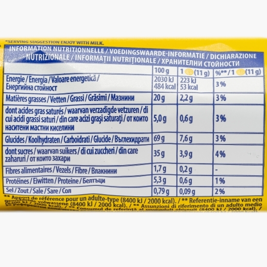 Biscuiți Golden cu cremă aromă vanilie 154g