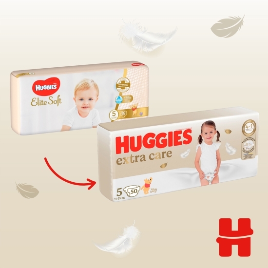Scutece Extra Care mega mărimea 5, 11-25kg, 50 buc