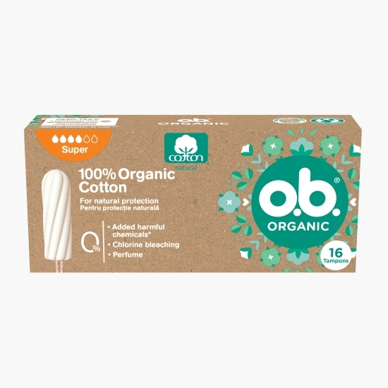 Tampoane Organic super 16 buc