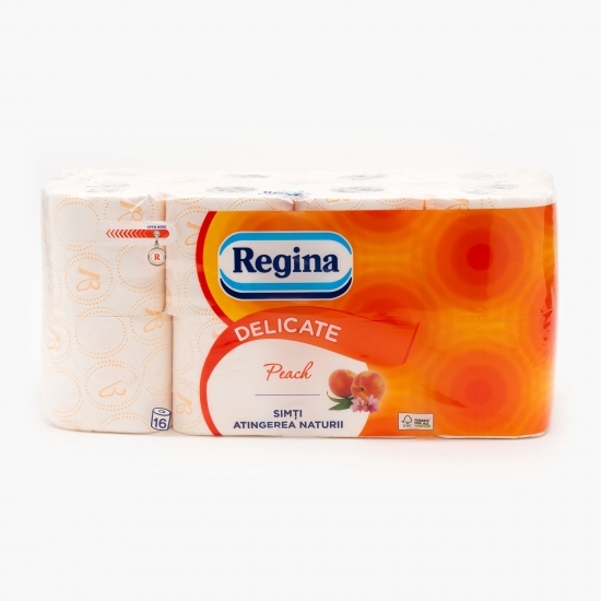 Hârtie igienică Peach 16 role, 3 straturi