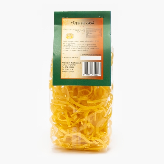 Paste de casă cu ou, tăiței scurți 250g
