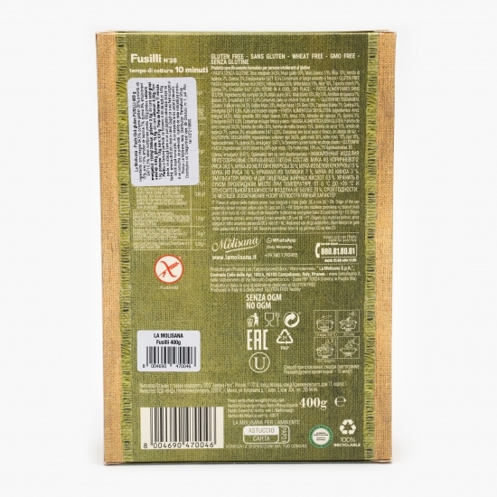 Paste Fusilli fără gluten n.28, 400g