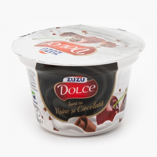 Iaurt cu vișine și ciocolată 150g
