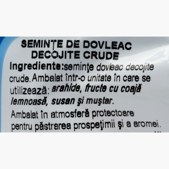 Semințe de dovleac decojite, crude 250g
