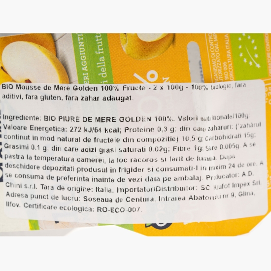 Mousse de mere eco (2x100g) 200g