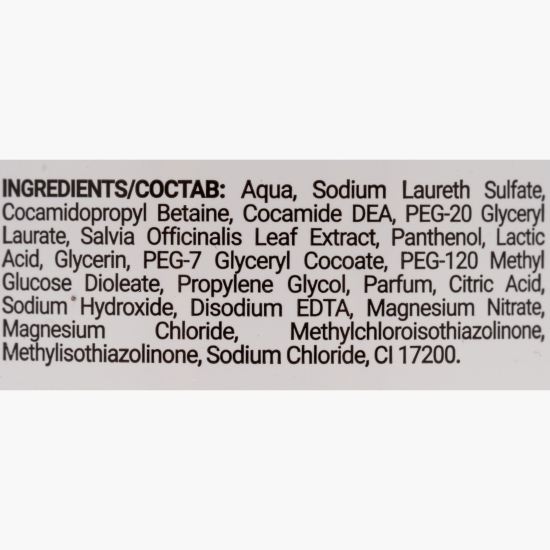 Gel pentru igiena intimă, Comfort, salvie 400ml 
