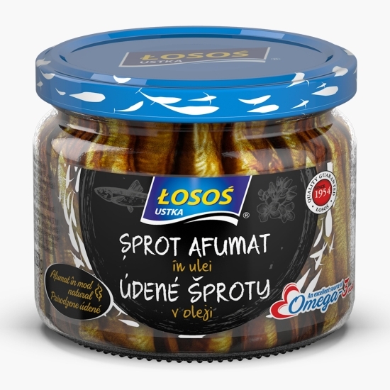 Șprot afumat în ulei 250g
