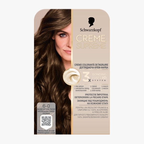 Vopsea de păr, 6-0 blond natural închis