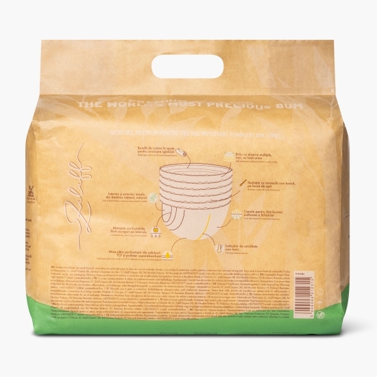 Scutece chiloțel din bambus mărimea 3, 6-11 kg, 30 buc