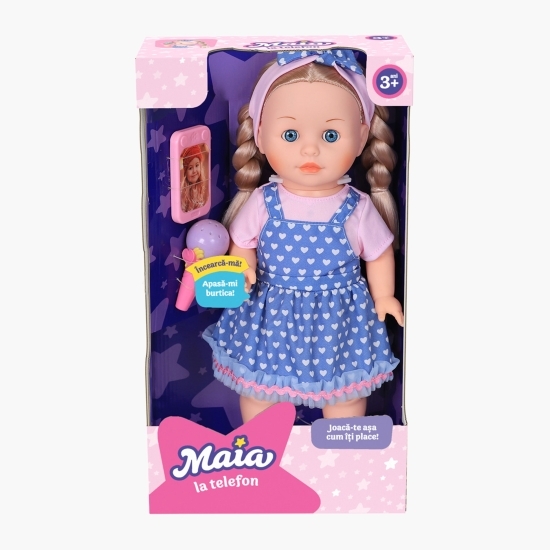 Păpușa Maia la telefon, +3 ani