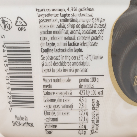 Iaurt cu mango 150g