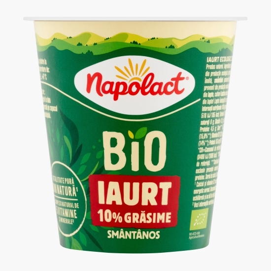 Iaurt smântânos eco 10% grăsime 140g