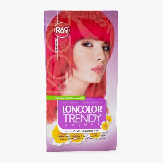 Vopsea semipermanentă pentru păr R68 roz britpop plicuri 2x25ml