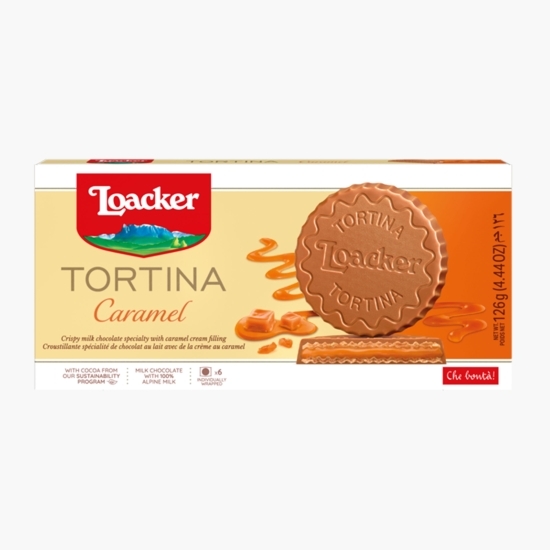 Napolitane Tortina Caramel 126g