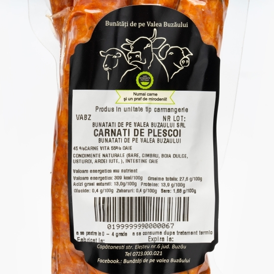 Cârnați Pleșcoi semiafumați 300g